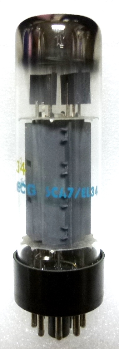 EL34/6CA7-ECG Tube, Power Amplifier Pentode, 6CA7 / EL34 EL34/6CA7-ECG Tube, Power Amplifier Pentode, 6CA7 / EL34