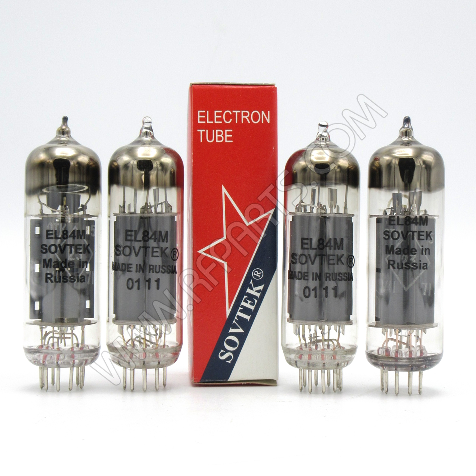 EL84M 6BQ5WA Sovtek Audio Tube Matched Quad (4) Electron Tubes 