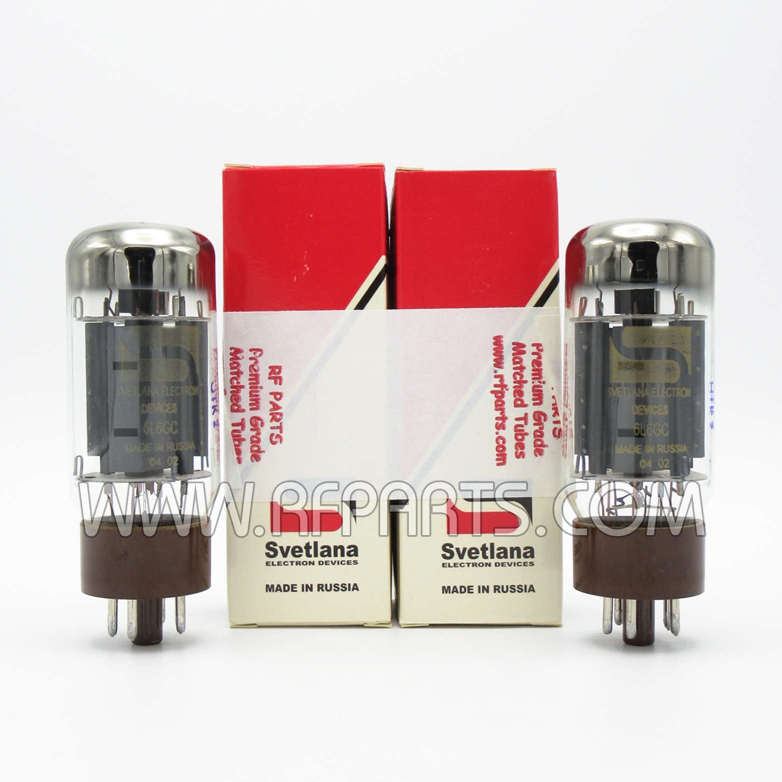 6L6GC-SVET-MP Tube, Matched Pair, Beam Power Amplifier, Svetlana 6L6GC-SVET-MP Tube, Matched Pair, Beam Power Amplifier, Svetlana